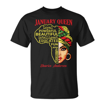Personalized BWA Birthday Queen T Shirt - Thegiftio UK