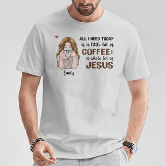Personalized BWA Coffee Jesus T Shirt - Thegiftio UK