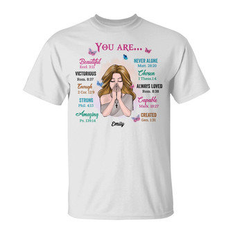 Personalized BWA Daughter God You Are T Shirt - Thegiftio UK