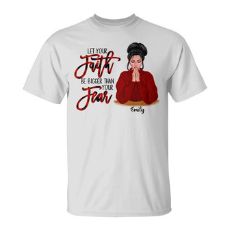 Personalized BWA Faith Over Fear T Shirt - Thegiftio UK