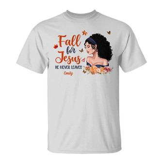 Personalized BWA Fall For Jesus T Shirt - Thegiftio UK