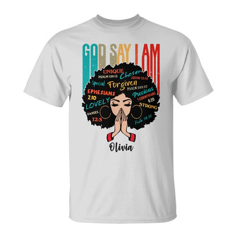 Personalized BWA God Says T Shirt - Thegiftio UK