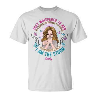 Personalized BWA I Am The Storm T Shirt - Thegiftio UK