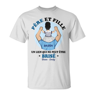 Personalized BWA Père Et Fille T Shirt - Thegiftio UK