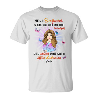 Personalized BWA Sunshine Hurricane T Shirt - Thegiftio UK
