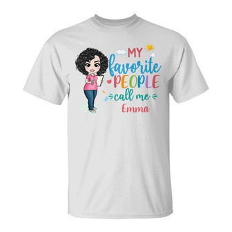 Personalized Call Me Teacher Back To School T Shirt - Thegiftio UK