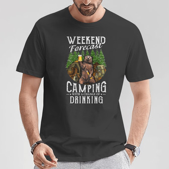 Personalized Camping Bear T Shirt - Thegiftio UK