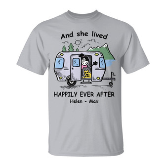 Personalized Camping Girl - Thegiftio UK