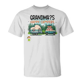 Personalized Camping Kids Of Mom Grandma T Shirt - Thegiftio UK