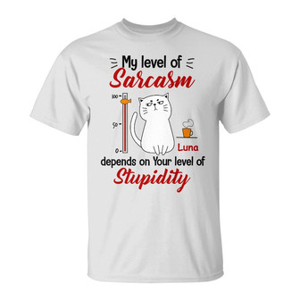 Personalized Cat Funny T Shirt - Thegiftio UK