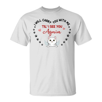Personalized Cat Memorial T Shirt - Thegiftio UK