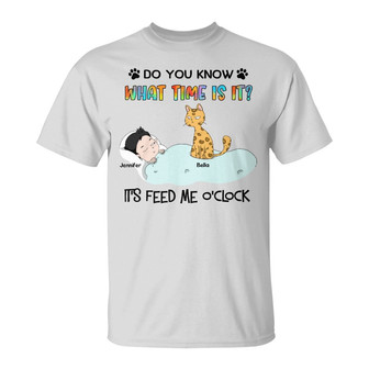 Personalized Cat Mom Dad T Shirt - Thegiftio UK