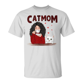 Personalized Cat Mom Shirt for Cat Lovers - Thegiftio UK