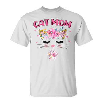 Personalized Cat Mom T Shirt - Thegiftio UK