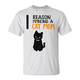 Personalized Cat Mom White T Shirt - Thegiftio UK