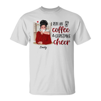 Personalized Coffee Christmas T Shirt - Thegiftio UK