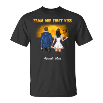 Personalized Couple Halloween T Shirt - Thegiftio UK