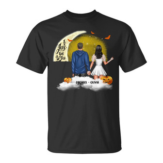 Personalized Couple Halloween T Shirt - Thegiftio UK