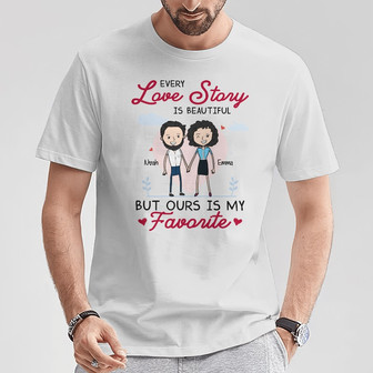 Personalized Couple T Shirt - Thegiftio UK