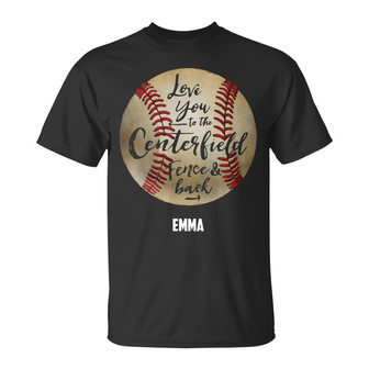 Personalized Dad Baseball FD T Shirt - Thegiftio UK