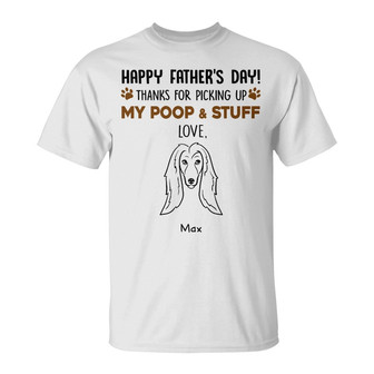 Personalized Dad Dog T Shirt - Thegiftio UK