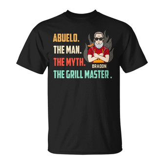 Personalized Dad FD The Grill Master T Shirt - Thegiftio UK