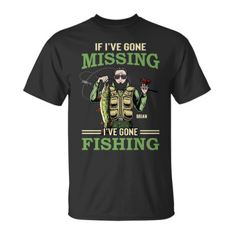 Personalized Dad Fishing T Shirt - Thegiftio UK