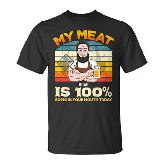 Personalized Dad Grandpa BBQ Grill T Shirt - Thegiftio UK