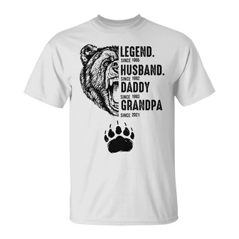 Personalized Dad Grandpa Bear T Shirt - Thegiftio UK