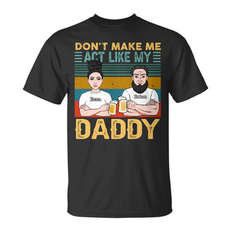 Personalized Dad Grandpa Daughter T Shirt - Thegiftio UK