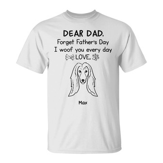 Personalized Dad Grandpa Dog Dad T Shirt - Thegiftio UK