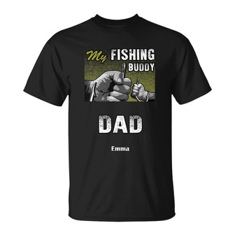 Personalized Dad Grandpa Fishing FD T Shirt - Thegiftio UK