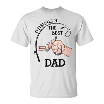 Personalized Dad Grandpa Fishing T Shirt - Thegiftio UK