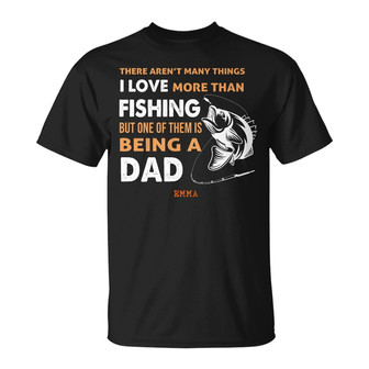 Personalized Dad Grandpa Fishing T Shirt - Thegiftio UK