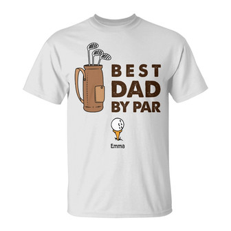 Personalized Dad Grandpa Golf T Shirt - Thegiftio UK