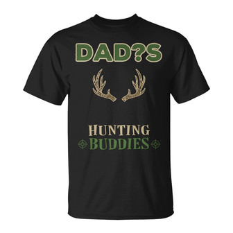 Personalized Dad Grandpa Hunting Buddies T Shirt - Thegiftio UK