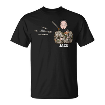 Personalized Dad Grandpa Hunting T Shirt - Thegiftio UK