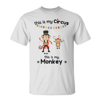 Personalized Dad Grandpa My Circus T Shirt - Thegiftio UK