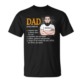 Personalized Dad Grandpa T Shirt - Thegiftio UK