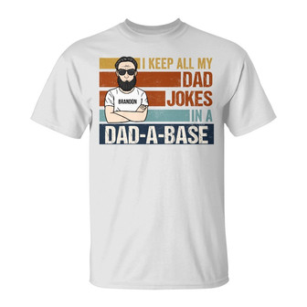 Personalized Dad Grandpa T Shirt - Thegiftio UK