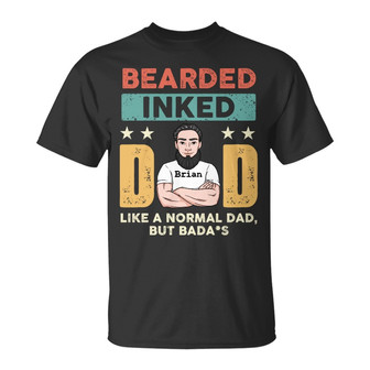 Personalized Dad Grandpa T Shirt - Thegiftio UK