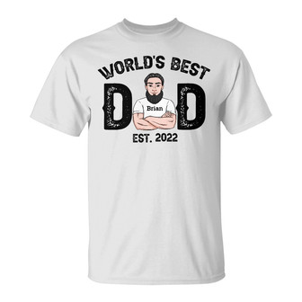 Personalized Dad Grandpa T Shirt - Thegiftio UK