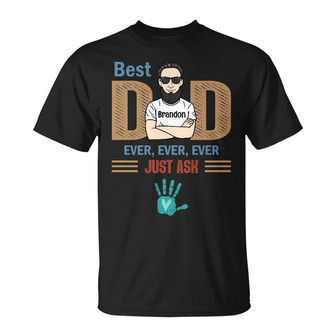 Personalized Dad Grandpa T Shirt - Thegiftio UK