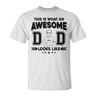 Personalized Dad Grandpa T Shirt - Thegiftio UK