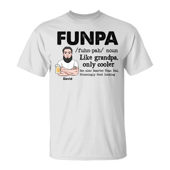 Personalized Dad Grandpa T Shirt - Thegiftio UK