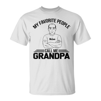 Personalized Dad Grandpa T Shirt - Thegiftio UK