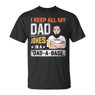 Personalized Dad Grandpa T Shirt - Thegiftio UK
