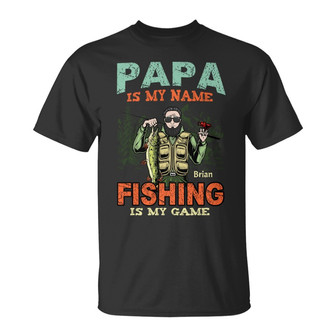 Personalized Dad Grandpa T Shirt - Thegiftio UK
