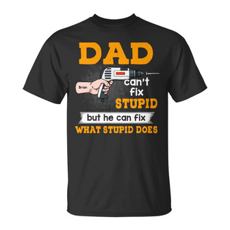 Personalized Dad Grandpa Tool T Shirt - Thegiftio UK