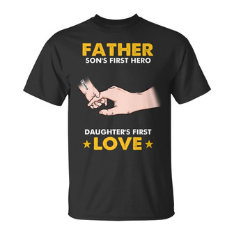 Personalized Dad Hand T Shirt - Thegiftio UK